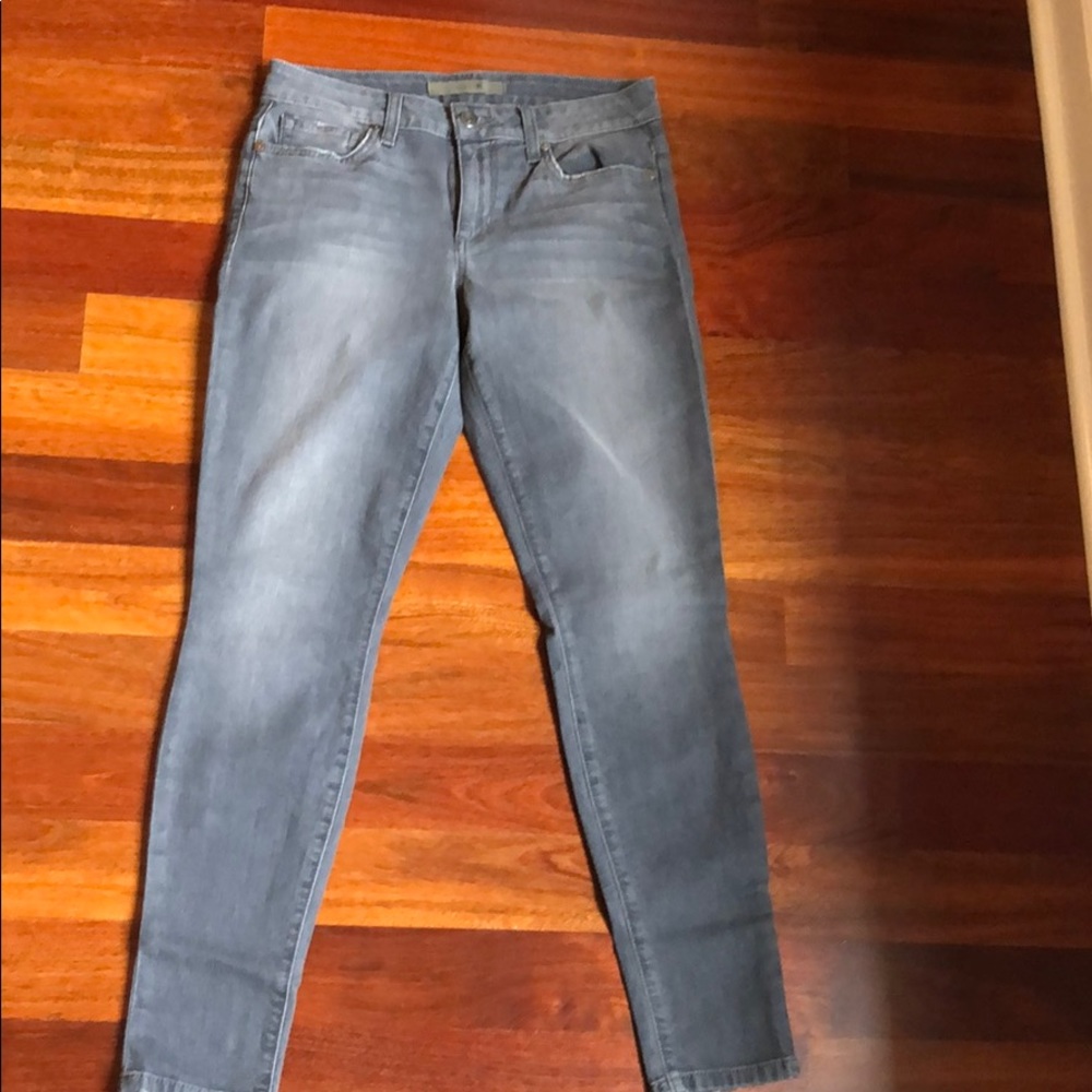 Joe’s Jeans- grey skinny jeans